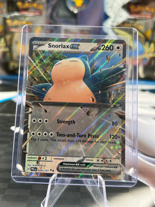 Snorlax ex 076/131 - SV: Prismatic Evolutions (PRE) Pokémon TCG