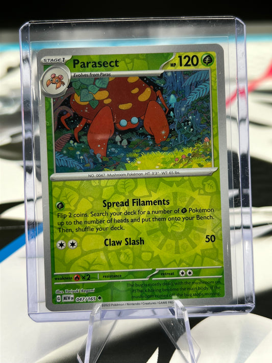 Parasect Reverse Holo 047/165 - SV: Scarlet & Violet 151 (MEW) Pokémon Card TCG