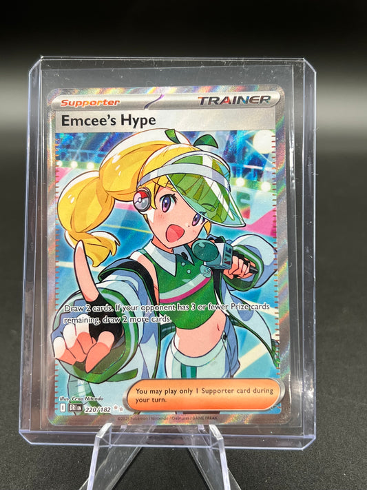 Emcee's Hype - 220/182 - SV10: Destined Rivals (DRI) Pokémon TCG