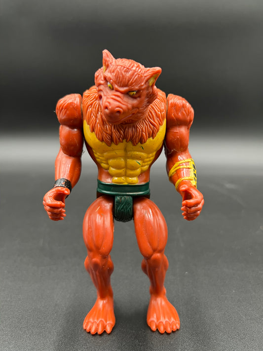 VINTAGE 1985 TELEPIX LCI 6" T. WOLF JACKALMAN 4 THUNDERCATS LJN TOYS LTD ~ACTION FIGURE