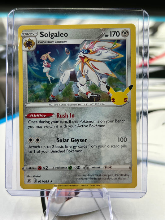 Solgaleo 021/025 - Celebrations (CLB) Pokémon TCG