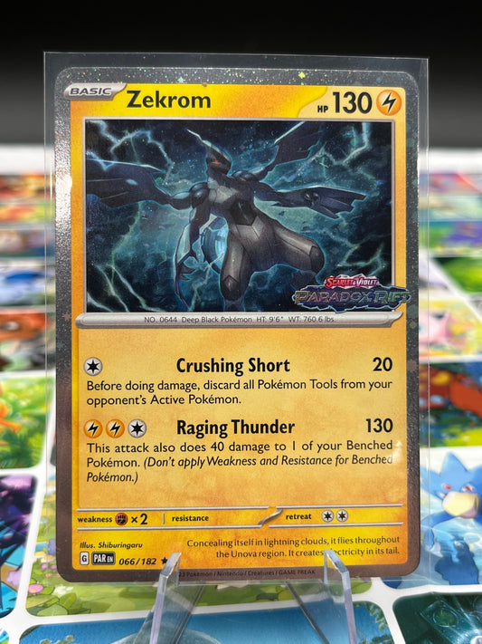 Zekrom 066/182 (Paradox Rift Stamped) - Miscellaneous Cards & Products (MCAP) Pokémon TCG