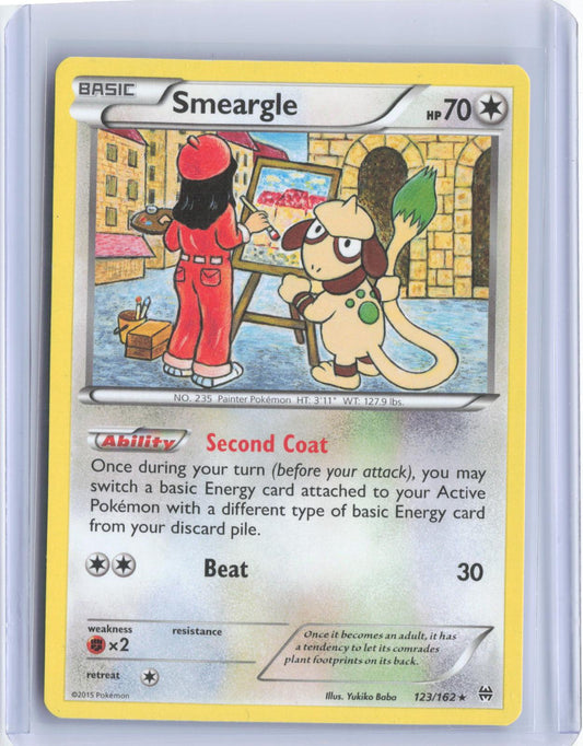 Smeargle 123/162 Rare BREAKthrough Pokemon TCG Card