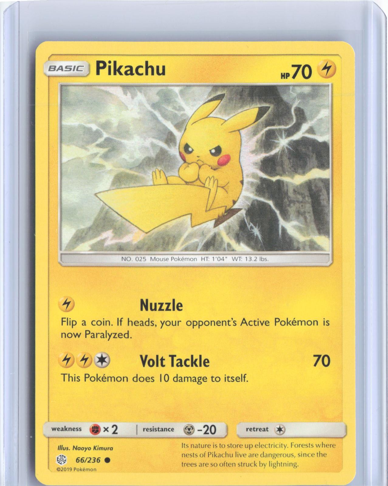 Pikachu 66/236 Common Cosmic Eclipse Pokemon