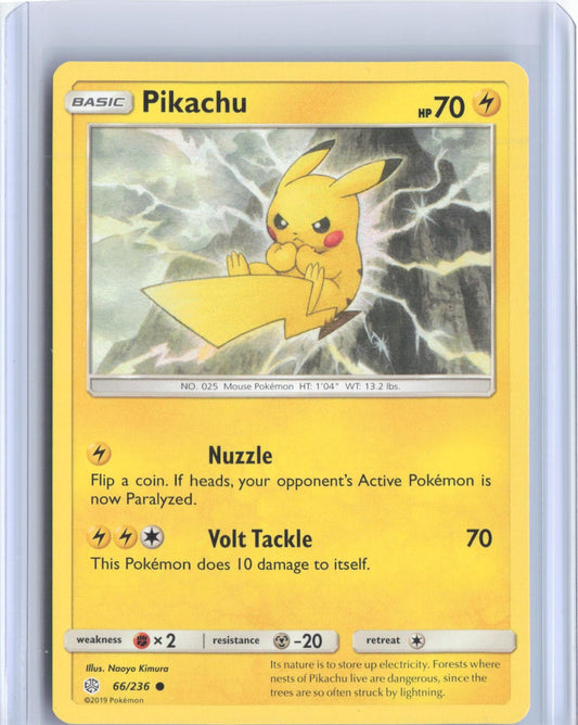 Pikachu 66/236 Common Cosmic Eclipse Pokemon