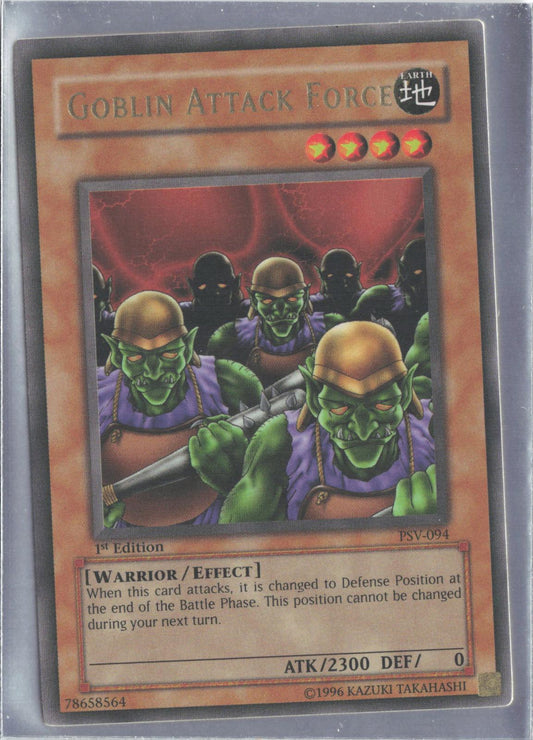 Goblin Attack Force PSV-094 Ultra Rare Pharaoh's Servant Yu-Gi-Oh 1st Edition