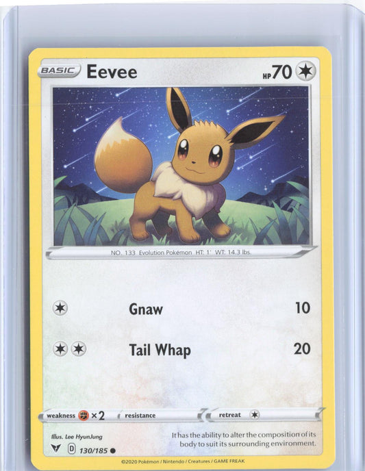 Eevee 130/185 Common Vivid Voltage Pokemon