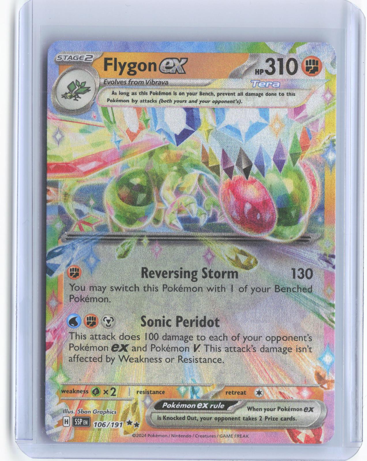 Flygon ex 106/191 Double Rare Surging Sparks Pokemon Holo