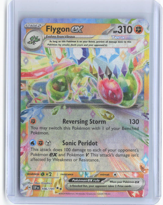 Flygon ex 106/191 Double Rare Surging Sparks Pokemon Holo