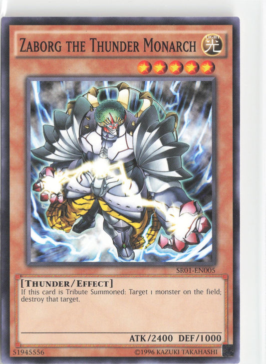 Zaborg the Thunder Monarch TP8-EN006 Rare Tournament Pack 8 Yu-Gi-Oh Unlimited