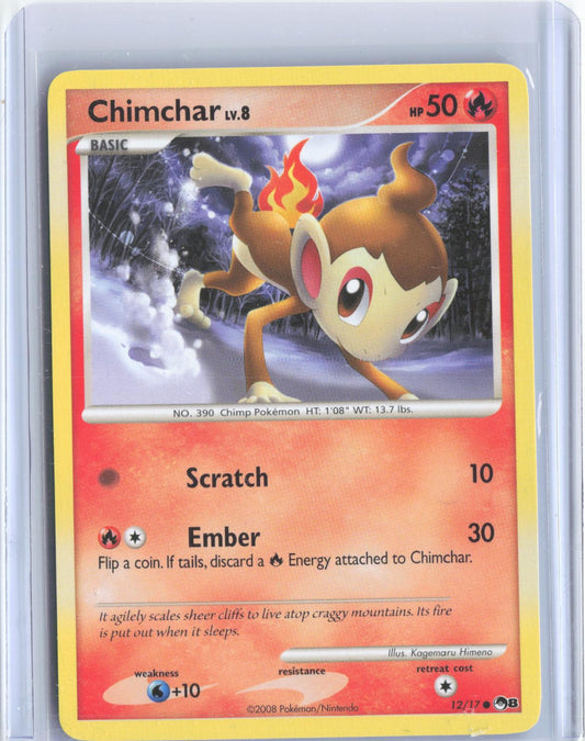 Chimchar 12/17 Common POP Series 8 Pokemon