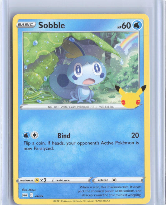 Sobble 024/025 Promo McDonald's 25th Anniversary Promos Pokemon