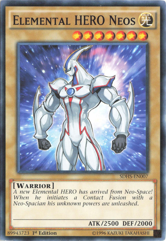 Elemental HERO Neos SDHS-EN007 Structure Deck: HERO Strike Yu-Gi-Oh 1st Edition