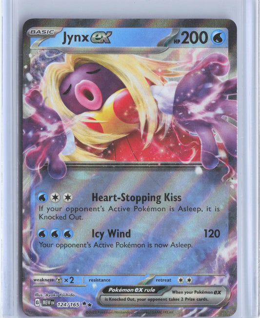 Jynx ex 124/165 Double Rare 151 Pokemon Holo