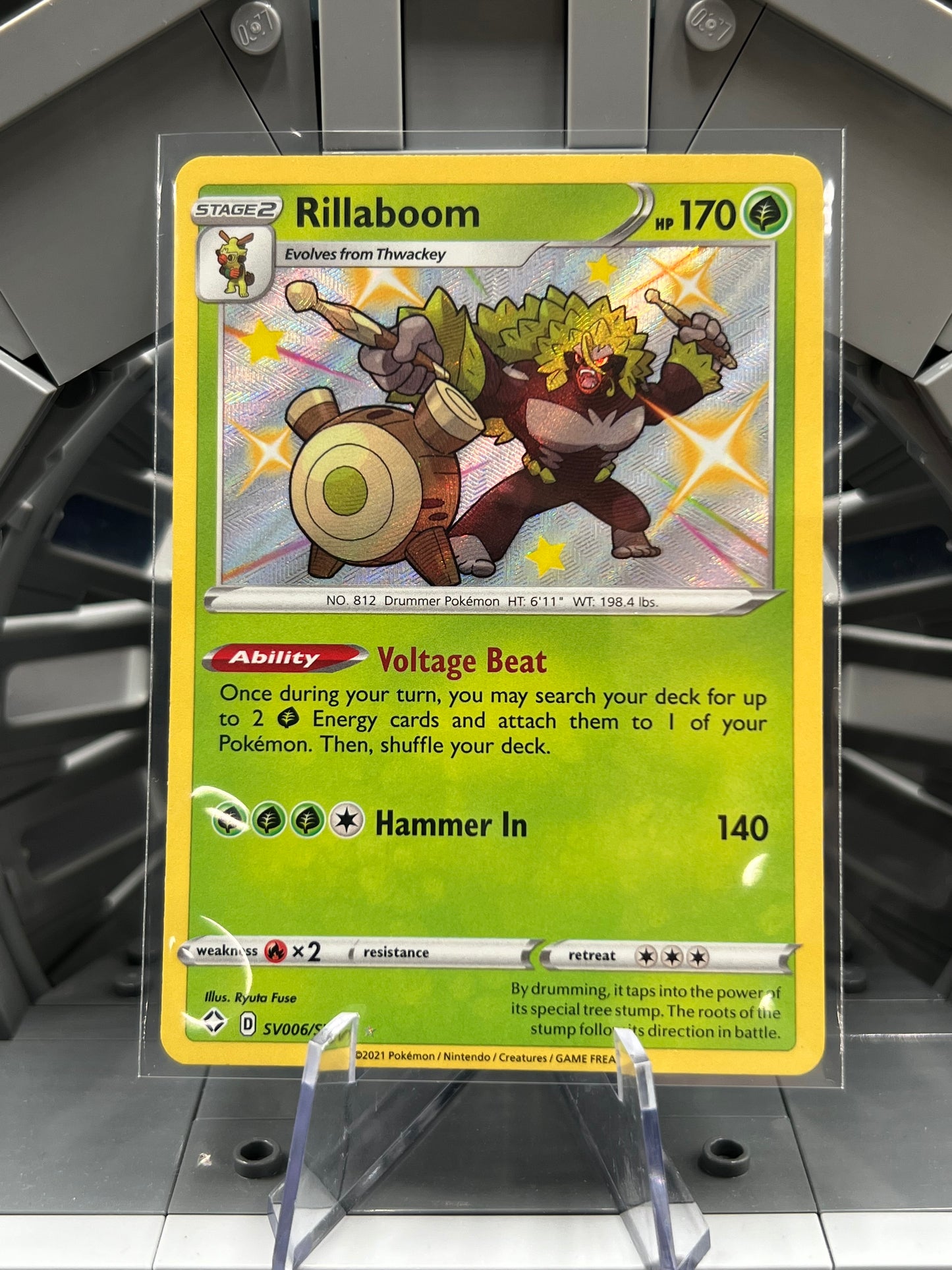Rillaboom - Shining Fates: SV006/SV122 / Shiny Holo Shiny Vault (SHFSV) Pokémon TCG