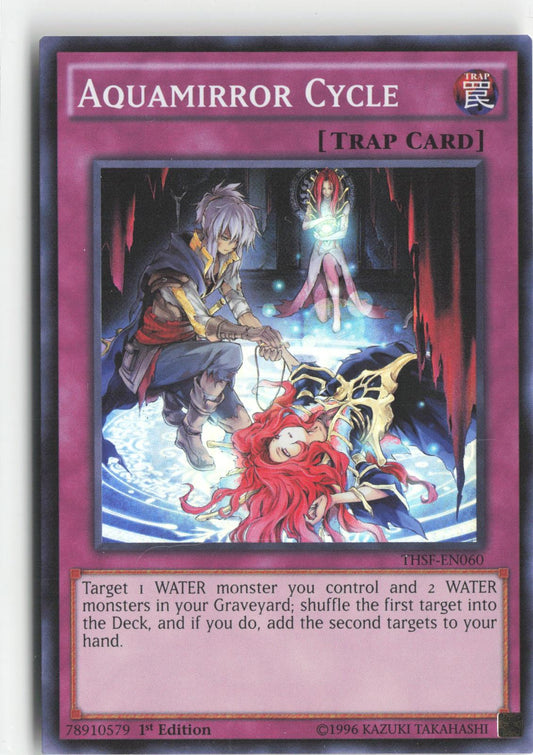Aquamirror Cycle THSF-EN060 Super Rare The Secret Forces Yu-Gi-Oh 1st Edition