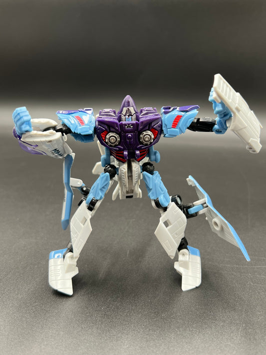 HASBRO 2010 TRANSFORMERS MOVIE ROTF HFTD DELUXE JETBLADE INCOMPLETE USED