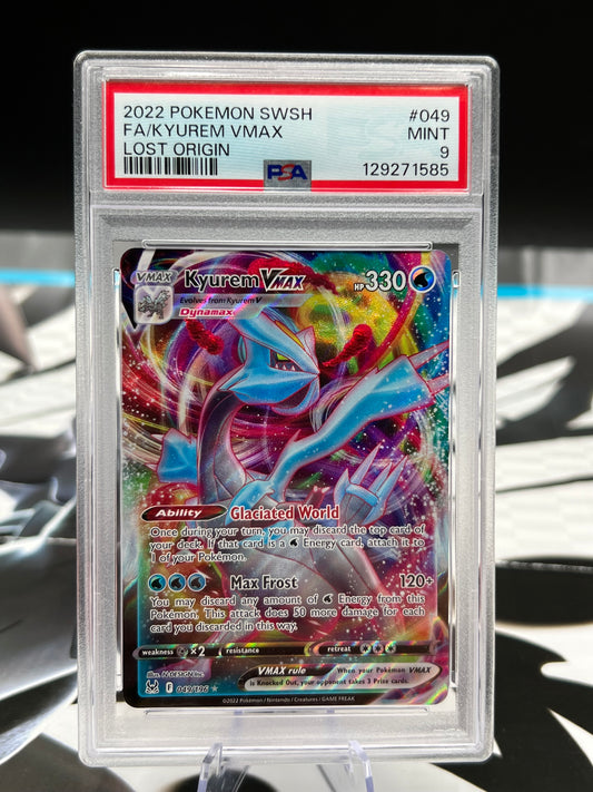 PSA 9 Kyurem VMAX 049/196 - SWSH11: Lost Origin (SWSH11) Graded Pokémon TCG