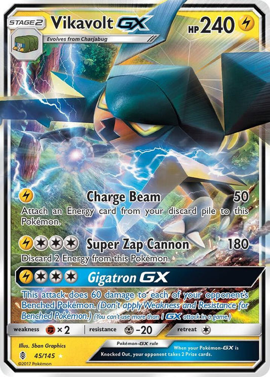 Vikavolt GX 45/145 - SM - Guardians Rising (SM02) Pokémon TCG