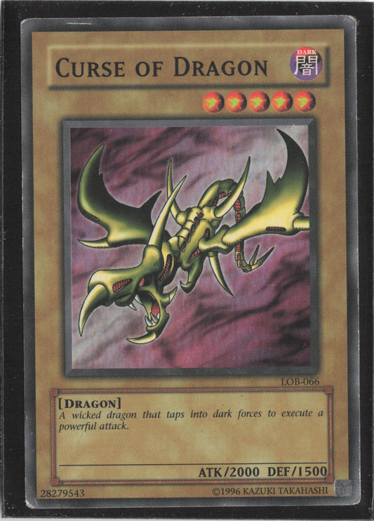 Curse of Dragon LOB-066 The Legend of Blue Eyes White Dragon Yu-Gi-Oh Unlimited