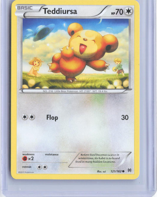 Teddiursa 121/162 Common BREAKthrough Pokemon TCG Card