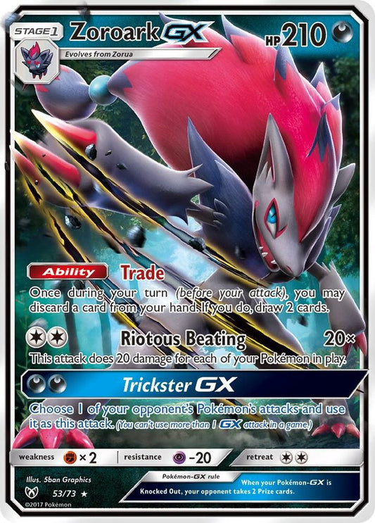 Zoroark GX - 53/73 - Shining Legends (SHL) Pokémon Card TCG