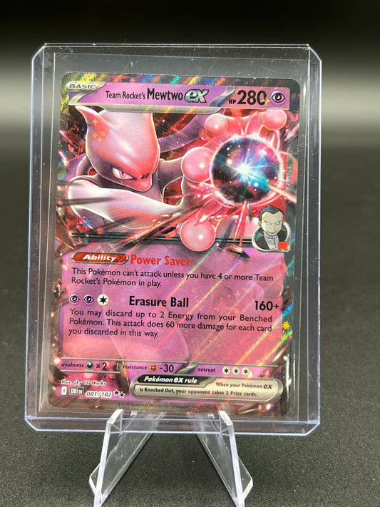 Team Rocket's Mewtwo ex - 081/182 - SV10: Destined Rivals (DRI) Pokémon TCG