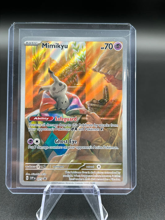 Mimikyu 075 Sv: Scarlet & Violet Promo Card Holo Pokémon From ETB