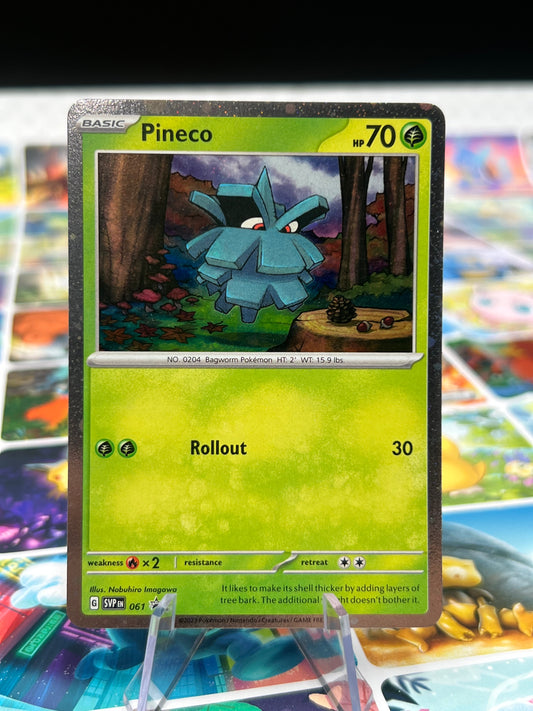 Pineco - 061 - SV: Scarlet & Violet Promo Cards (SVP) Pokémon Card TCG