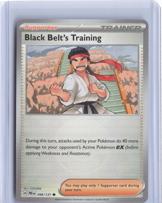 Black Belt's Training (Poke Ball Pattern) 098/131 Holo Prismatic Evolutions