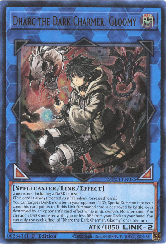 Dharc the Dark Charmer, Gloomy MP23-EN025 25th Anniversary Tin: Dueling Heroes Mega Pack Yu-Gi-Oh 1st Edition
