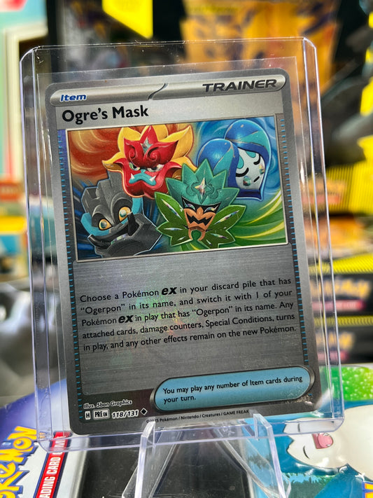 Ogre's Mask 118/131 (Poke Ball Pattern) - SV: Prismatic Evolutions (PRE) POKÉMON TCG