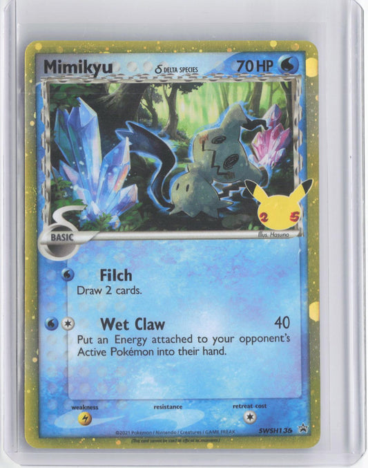 Mimikyu (Delta Species) SWSH136 Holo Promo Sword & Shield Promo Pokemon