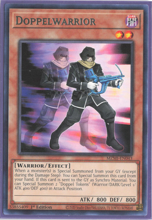Doppelwarrior MZMI-EN043 Rare Maze of Millennia Yu-Gi-Oh 1st Edition