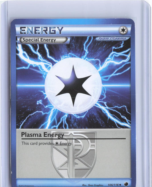 Plasma Energy 106/116 Uncommon Plasma Freeze Pokemon TCG Card