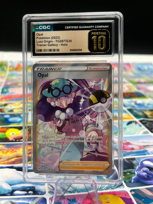 CGC 10 Pristine Opal TG28/TG30 - SWSH11: Lost Origin Trainer Gallery (SWSH11: TG) Graded Pokémon TCG