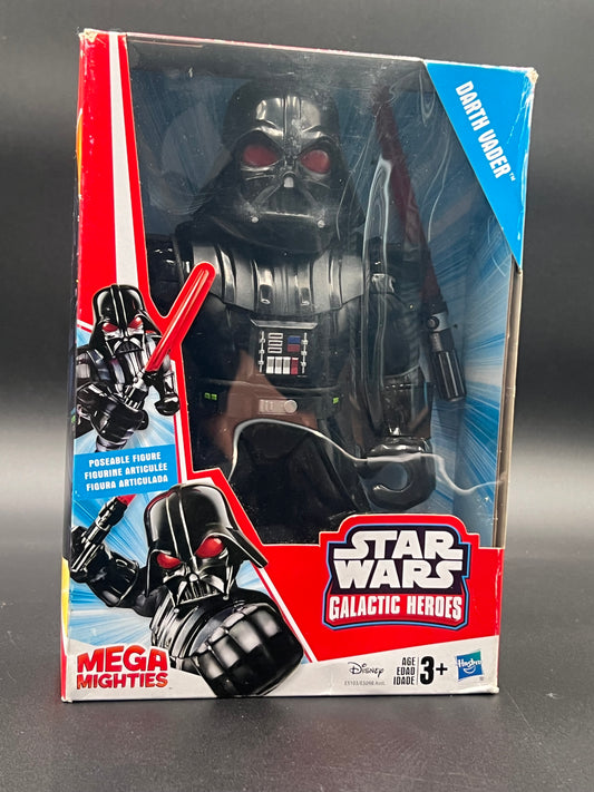 Star Wars Galactic Heroes: Mega Mighties Darth Vader 10in Action Figure New