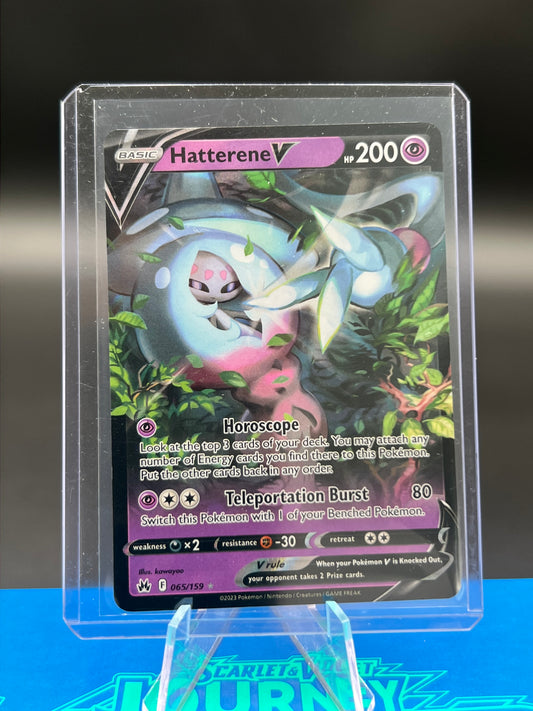 Hatterene V 065/159 - Crown Zenith (CRZ) Pokémon TCG