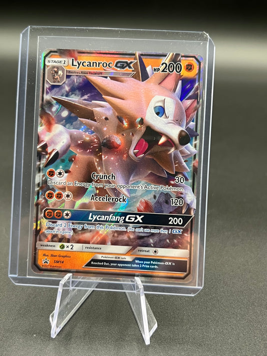 Lycanroc GX - SM14 - SM Promos (SMP) 2017 Pokémon TCG (Copy)