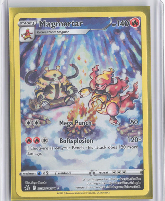 Magmortar GG03/GG70 Holo Crown Zenith Galarian Gallery Pokemon