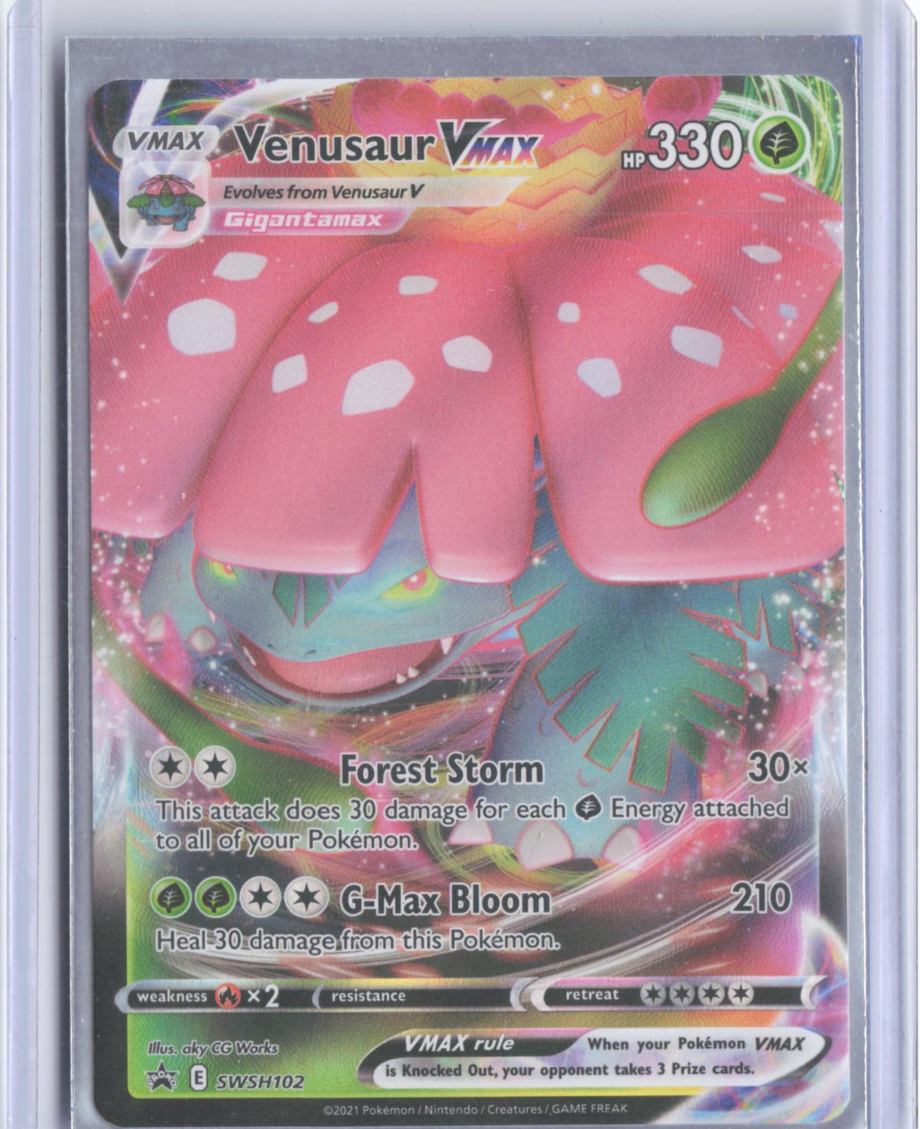 Venusaur VMAX SWSH102 Holo Promo Sword & Shield Promo Pokemon