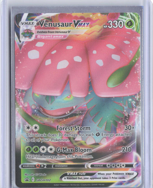 Venusaur VMAX SWSH102 Holo Promo Sword & Shield Promo Pokemon