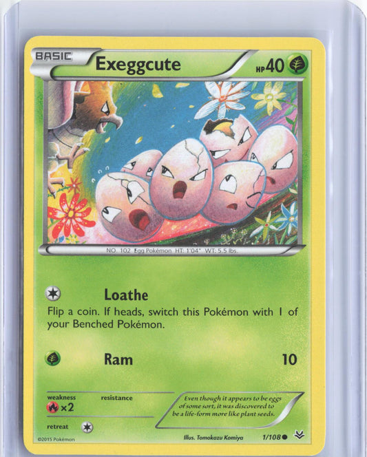 Exeggcute 1/108 Common Roaring Skies Pokemon TCG Card