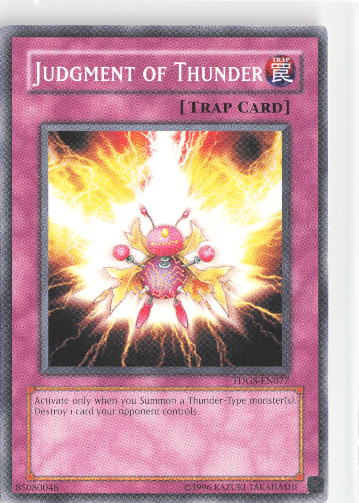 Judgment of Thunder TDGS-EN077 The Duelist Genesis Yu-Gi-Oh Unlimited