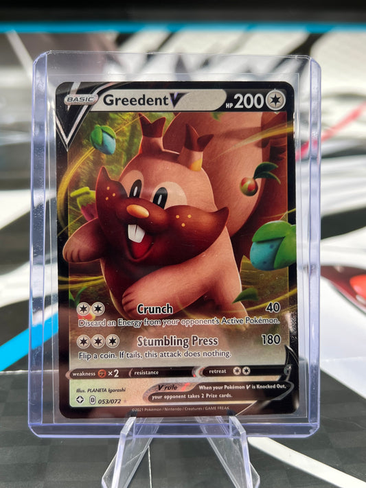 Greedent V 053/072 / Ultra Rare - Shining Fates (SHF) Pokémon TCG