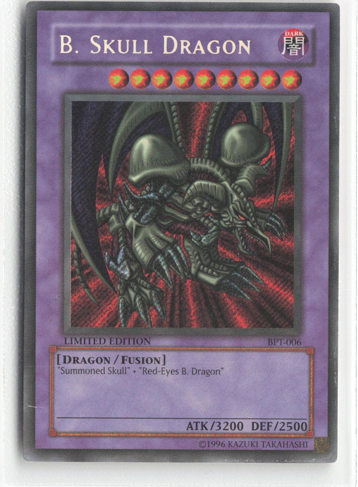 B. Skull Dragon BPT-006 Secret Rare 2002 Collectors Tin Yu-Gi-Oh Limited