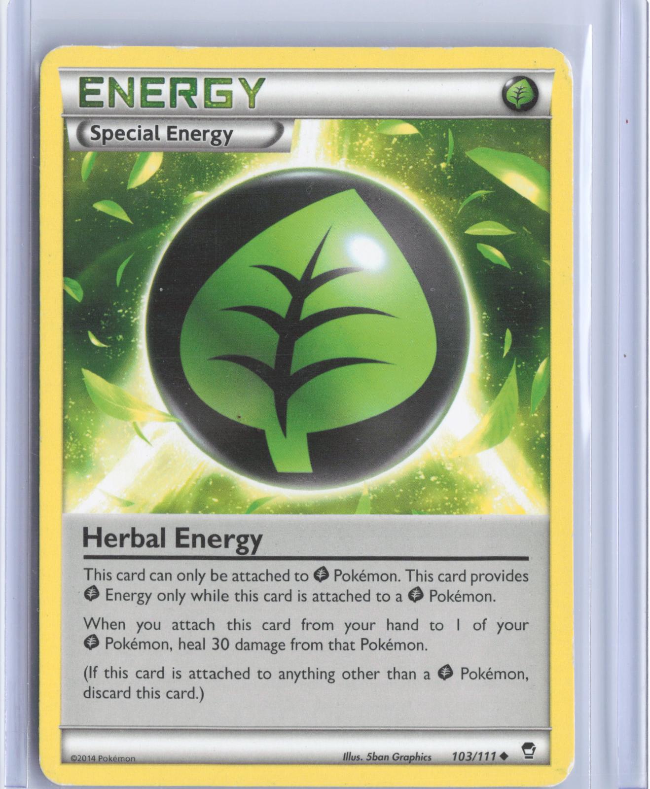 Herbal Energy 103/111 Uncommon Furious Fists Pokemon TCG Card