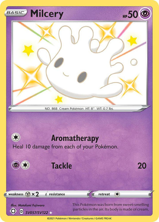 Milcery SV057/SV122 / Shiny Holo - Shining Fates: Shiny Vault (SHFSV) Pokémon TCG