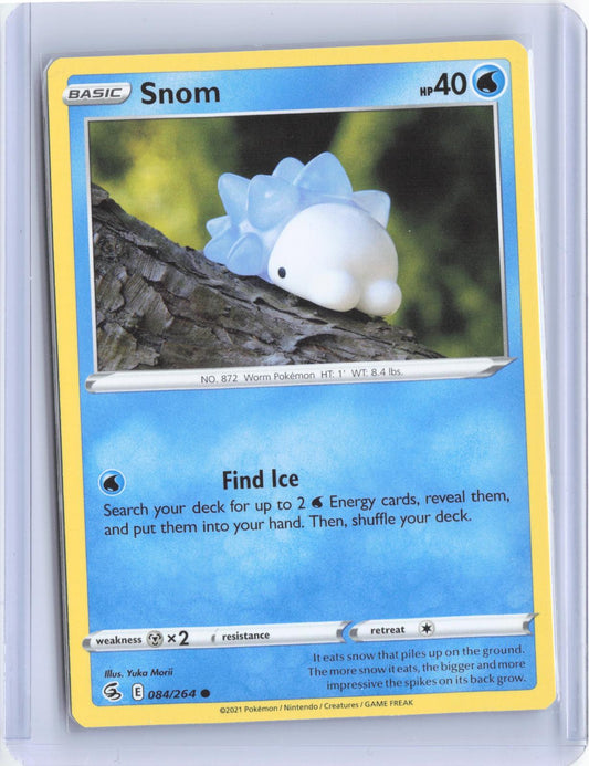 Snom 084/264 Common Fusion Strike Pokemon TCG Card