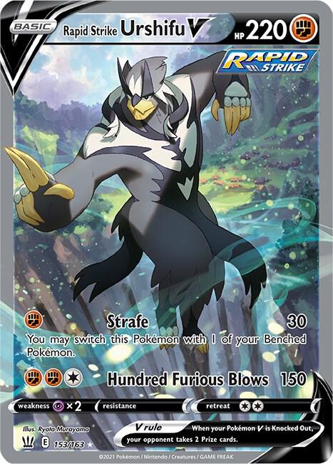 Rapid Strike Urshifu V (Alternate Full Art) - SWSH05: Battle Styles (SWSH05) POKÉMON TCG